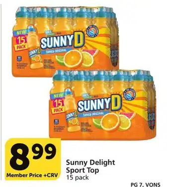 Vons Sunny Delight Sport Top offer