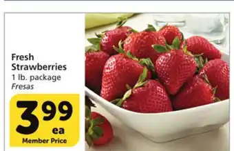 Vons Fresh Strawberries offer