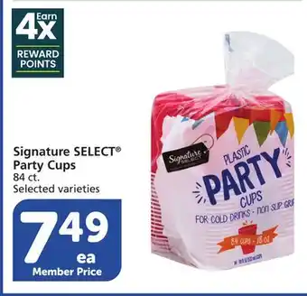 Vons Signature SELECT Party Cups offer