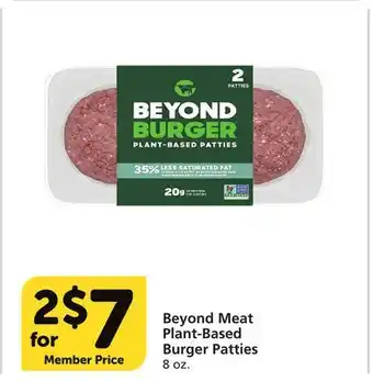 Vons Beyond Meat Plant-Based Burger Patties offer