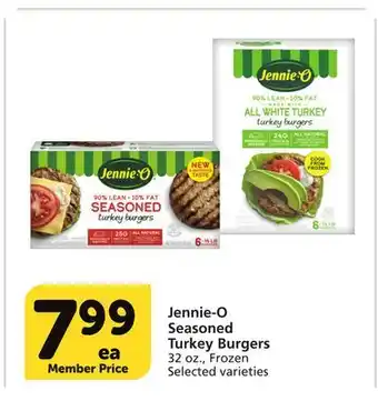 Vons Jennie-O Seasoned Turkey Burgers offer