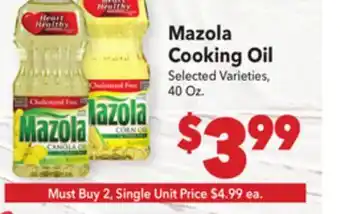 Vallarta Supermarkets Mazola Cooking Oil offer