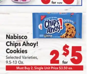 Vallarta Supermarkets Nabisco Chips Ahoy! Cookies offer