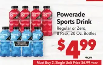 Vallarta Supermarkets Powerade Sports Drink offer