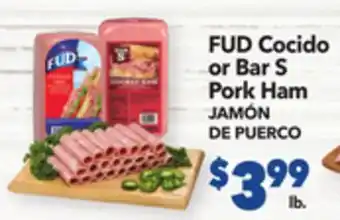 Vallarta Supermarkets FUD Cocido or Bar S Pork Ham/JAMÓN DE PUERCO offer