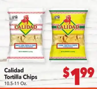 Vallarta Supermarkets Calidad Tortilla Chips offer
