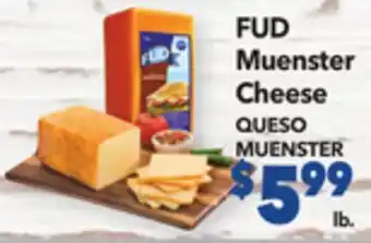 Vallarta Supermarkets FUD Muenster Cheese / QUESO MUENSTER offer