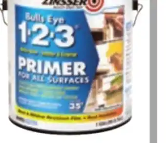 Ace Hardware Zinsser Bulls Eye 1-2-3 Primer, 1 Gal offer