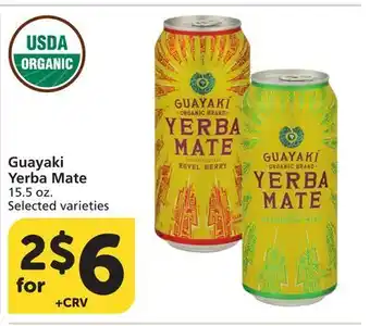 Albertsons Guayaki Yerba Mate offer