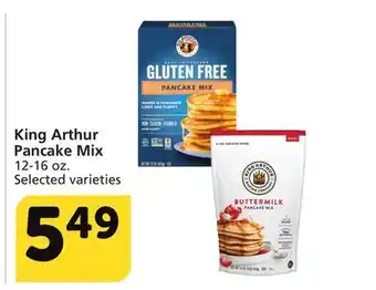 Albertsons King Arthur Pancake Mix offer