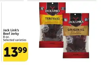 Albertsons Jack Link's Beef Jerky offer