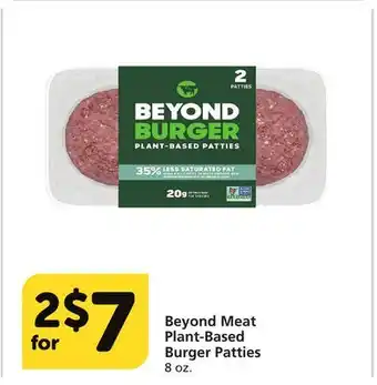 Albertsons Beyond Meat Plant-Based Burger Patties offer