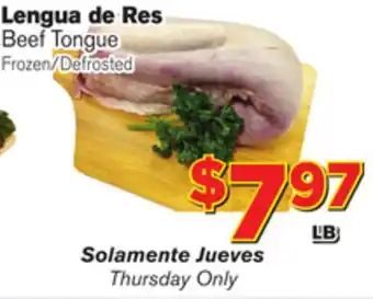 El Super Fresh Beef Tongue offer