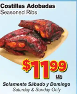 El Super Fresh Seasoned Ribs offer