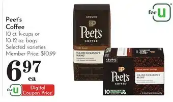 Pavilions Peet's Coffee offer