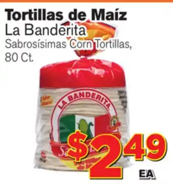 El Super Fresh La Banderita Sabrosísimas Corn Tortillas offer