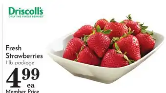 Pavilions Fresh Strawberries offer