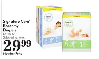 Pavilions Signature Care Economy Diapers offer