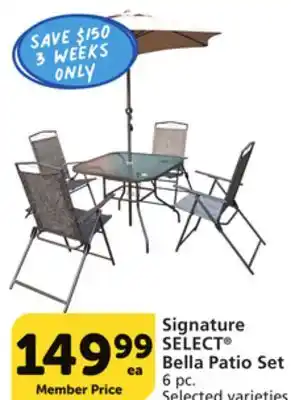Albertsons Signature SELECT Bella Patio Set offer