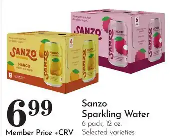 Pavilions Sanzo Sparkling Water offer