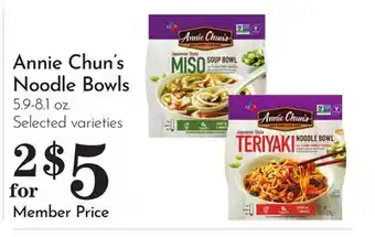 Pavilions Annie Chun's Noodle Bowls offer