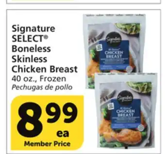 Albertsons Signature SELECT Boneless Skinless Chicken Breast offer