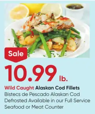 Stater Bros Wild Caught Alaskan Cod Fillets offer