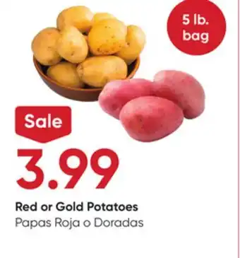 Stater Bros Red or Gold Potatoes offer