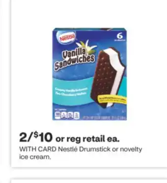 CVS Nestlé Drumstick or novelty ice cream offer