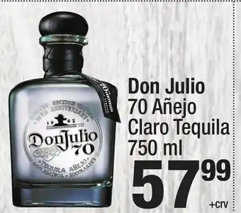 Super King Markets Don Julio 70 Añejo Claro Tequila offer