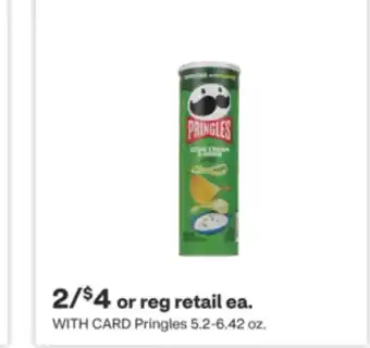 CVS Pringles 5.2-6.42 oz offer