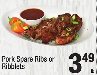 Super King Markets Pork Spare Ribs or Ribblets offer