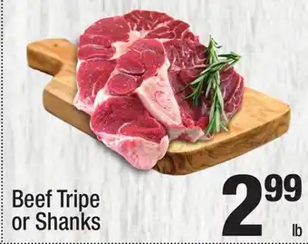 Super King Markets Beef Tripe or Shanks offer