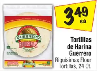 El Super Guerrero Riquísimas Flour Tortillas offer