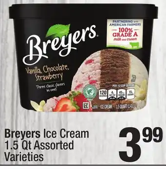 Super King Markets Breyers Ice Cream offer