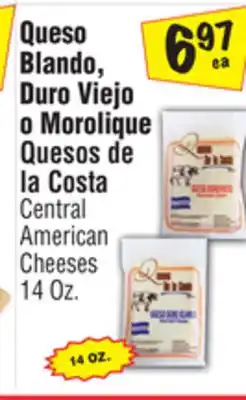 El Super Central American Cheeses offer