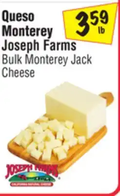 El Super Joseph Farms Bulk Monterey Jack Cheese offer