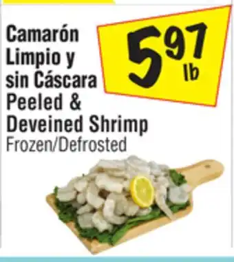 El Super Peeled & Deveined Shrimp offer