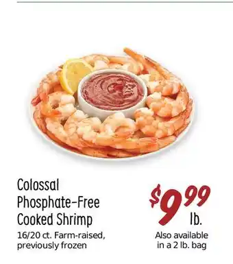 Sprouts Farmers Market Colossal Phosphate-Free Cooked Shrimp offer