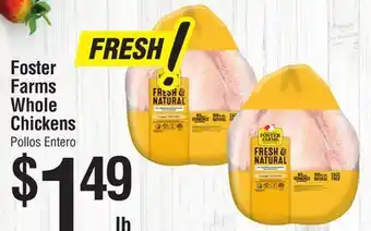 Smart & Final Foster Farms Whole Chickens offer