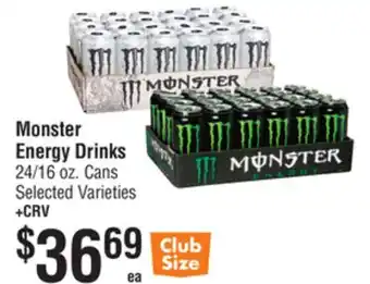 Smart & Final Monster Energy Drinks offer
