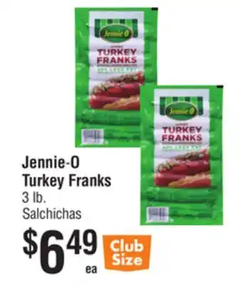 Smart & Final Jennie-O Turkey Franks offer
