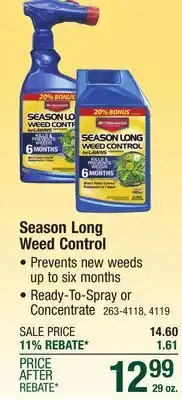 Menards BioAdvanced Ready-to-Spray Season Long Weed Killer - 29 oz offer