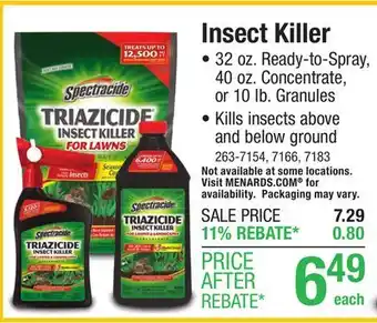 Menards Spectracide Triazicide Ready-to-Spray Lawn Insect Killer - 32 oz offer