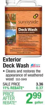 Menards Sunnyside Deck Wash - 1 gal offer