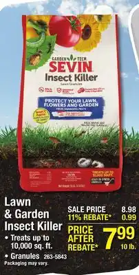 Menards Sevin Granular Garden Insect Killer - 10 lb offer