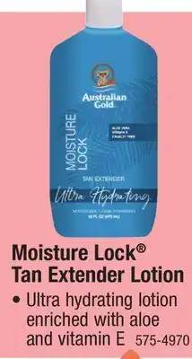 Menards Australian Gold Moisture Lock Tan Extender Lotion - 16 oz offer