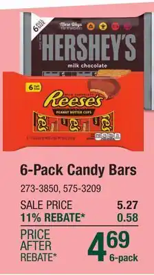 Menards Hershey's Milk Chocolate Bar - 6 Pack offer