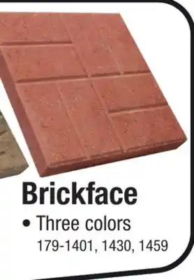 Menards 16 x 16 Gray Brickface Patio Block offer