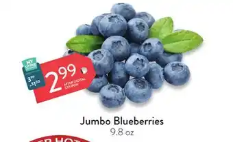 Fresh Thyme Jumbo Blueberries offer